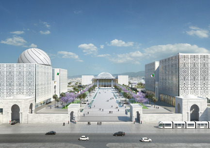 Press kit | 1188-03 - Press release | New Algerian Parliament - Bureau Architecture Méditerranée - Institutional Architecture -  New Algerian Parliament <br>Parliament - Senate - Congress<br>  - Photo credit: Bureau Architecture Méditerranée