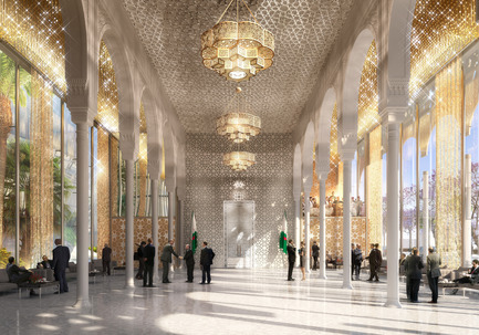 Press kit | 1188-03 - Press release | New Algerian Parliament - Bureau Architecture Méditerranée - Institutional Architecture -  People’s National Assembly - Republic of Algeria<br>Hall of honor  - Photo credit: Bureau Architecture Méditerranée