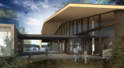 Press kit | 1117-02 - Press release | Smith Vigeant architects Prize-Winner laureate at Prix d’excellence CECOBOIS 2014 - Smith Vigeant architectes - Institutional Architecture - Exterior rendering