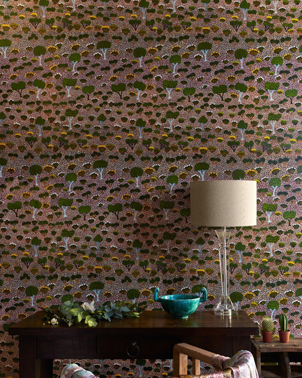 Press kit | 1124-12 - Press release | WIN Awards - Furniture and Surface & Interior Accessories Shortlists Announced - World Interiors News - Competition - WIN Awards 2016 - Surface & Interior Accessories Category: My Country Collection by Bay Gallery Home (Tetbury, United Kingdom)<br><br>Bay Gallery Home’s My Country range of tiles, wallpapers and rugs is a true embodiment of Art in the everyday. Drawing upon the British manufacturing industry, its pioneering translations of authentic Central Australian Aboriginal artwork to interior surface and accessories are expanding the global awareness of this ancient culture, whilst providing additional revenue streams to its communities.  &nbsp; <br><br> Its sophisticated visual language is composed of layers of regular irregularities of colour, geometry, repetition and scale dynamics. These abstractions and their visual coherence are perfect foils for modern minimalist forms as well as the more eclectic schemes.  &nbsp;<br><br>  ‘A fantastic example of the nice face of globalization as well as something that the jury would like to have in their own homes.’ JT<br> - Photo credit: Bay Gallery Home&nbsp;