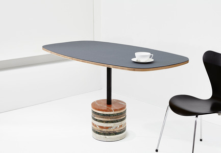 Press kit | 2335-01 - Press release | Beauparlant Announces Launch Of Their Stone Base Table - Beauparlant - Product - Design by Philippe Beauparlant - Photo credit: Valerie Wilcox