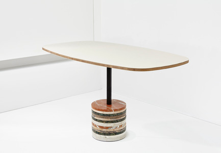 Press kit | 2335-01 - Press release | Beauparlant Announces Launch Of Their Stone Base Table - Beauparlant - Product - Design by Philippe Beauparlant - Photo credit: Valerie Wilcox