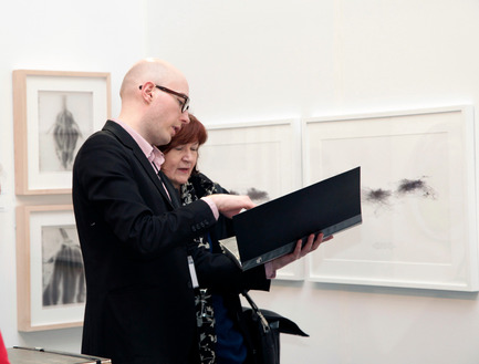 A successful edition of Papier14 –
the contemporary art fair of works on paper Press kit | 1134-02 - Press release | A successful edition of Papier14 -the contemporary art fair of works on paper - The Contemporary Art Galleries Association (AGAC) - Event + Exhibition -
Kiosque de la galerie Pierre-François Ouellette art contemporain (Montréal) - Photo credit:
ARHphoto