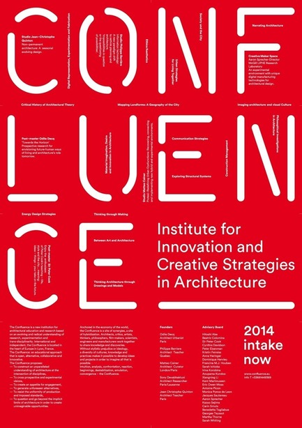 Press kit | 1137-01 - Press release | Launching of a new school of architecture in Lyon, France - Confluence Institute for Innovation and Creative Strategies in Architecture - Institutional Architecture - 







La Confluence - Photo credit: 







Odile Decq