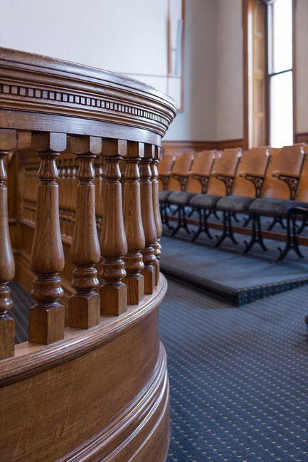 Press kit | 612-08 - Press release | St. Thomas Courthouse Rehabilitation - Fournier, Gersovitz, Moss, Drolet et associés architectes (FGMDA) - Institutional Architecture - Photo credit: Alain Laforest