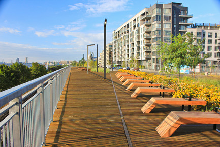 Press kit | 602-13 - Press release | Chemin-Qui-Marche Lookout - Groupe IBI-CHBA (Lemay) - Landscape Architecture - Photo credit: Alexis Nollet