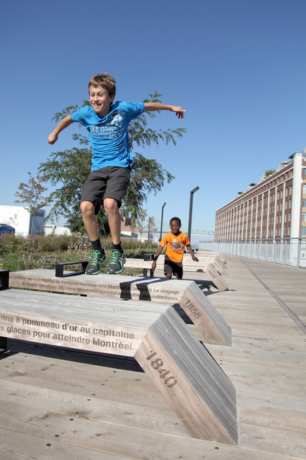 Press kit | 602-13 - Press release | Chemin-Qui-Marche Lookout - Groupe IBI-CHBA (Lemay) - Landscape Architecture - Photo credit: Alexandre Guilbeault