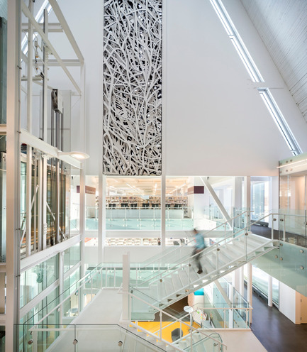 Press kit | 1123-01 - Press release | Monique Corriveau-Library - Dan Hanganu + Côté Leahy Cardas architectes - Institutional Architecture - Photo credit: Stéphane Groleau