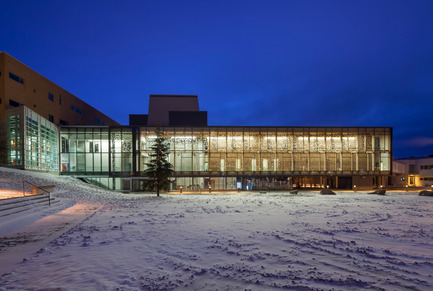 Press kit | 755-03 - Press release | Agrandissement du campus de Rouyn-Noranda de l'UQAT - Les architectes du Pavillon des Sciences (Consortium TRAME, CCM² + BGLA) - Architecture institutionnelle - Photo credit: Stéphane Groleau 