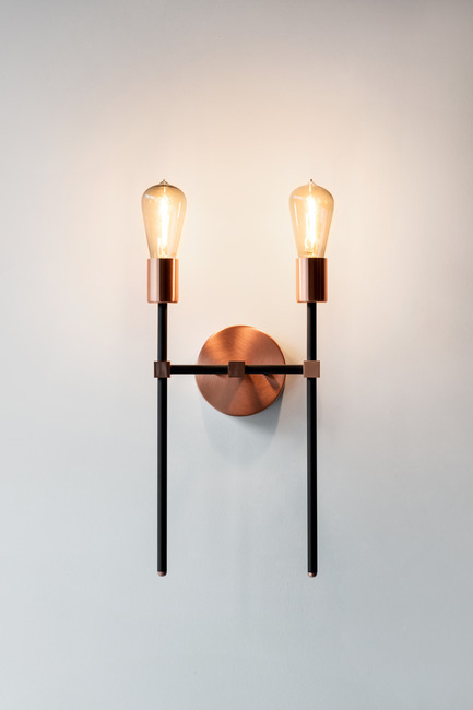 Press kit | 2179-01 - Press release | Atelier Anaka Launches Online Boutique for Modern, Handmade Lighting - Atelier Anaka - Lighting Design -  Kelly.2 Sconce, from $375 CDN - Photo credit: Adrien Williams