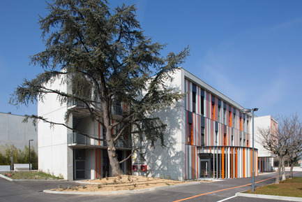 Press kit | 921-02 - Press release | New building at Albert Einstein High School in Bagnols sur Cèze - NBJ architectes - Institutional Architecture - Photo credit: Paul KOZLOWSKI