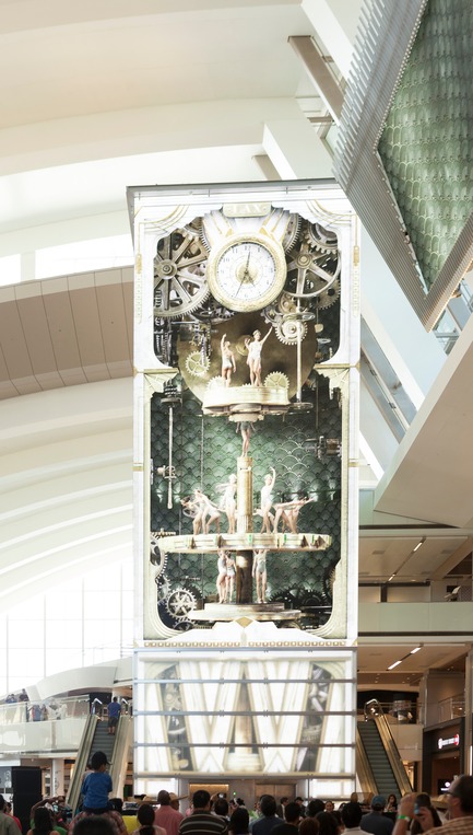 Moment Factory collaborates in the transformation of Los Angeles International Airport Press kit | 1089-01 - Press release | Moment Factory collaborates in the transformation of Los Angeles International Airport - Moment Factory - Institutional Architecture - Photo credit: Moment Factory