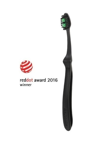 Press kit | 2111-01 - Press release | Prize-winning toothbrush: megasmile LOOP Black Whitening triumphs in Red Dot Award: Product Design 2016 - megasmile - Product - LOOP Black Whitening  - Photo credit: megasmile