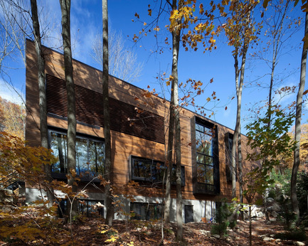 Press kit | 759-02 - Press release | La Source – massage therapy pavilion - Blouin Tardif Architecture-Environnement - Commercial Architecture - Photo credit: Steve Montpetit