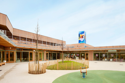 Press kit | 1065-01 - Press release | School complex Pasteur - r2k architectes - Institutional Architecture - Photo credit: Jussi Tiainen