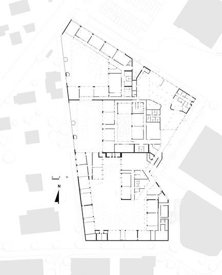 Press kit | 1065-01 - Press release | School complex Pasteur - r2k architectes - Institutional Architecture - Photo credit: r2k architectes