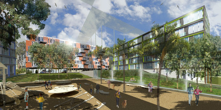 Press kit | 865-04 - Press release | The joint venture exp + Lemay is the winner of the international contest for the new city of El-Menia, Constantine, Algeria - exp + Lemay in consortium - Competition - Photo credit:  Lemay