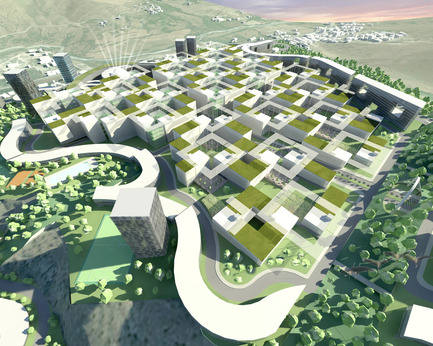 Press kit | 865-04 - Press release | The joint venture exp + Lemay is the winner of the international contest for the new city of El-Menia, Constantine, Algeria - exp + Lemay in consortium - Competition - Photo credit:  Lemay