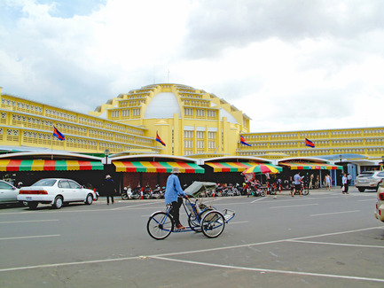 Press kit | 896-02 - Press release | Renovation-extension of Phnom Penh Central Market - Arte Charpentier Architectes - Commercial Architecture - Photo credit: Arte Charpentier Architectes