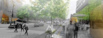 Press kit | 801-06 - Press release | Announce of the results of the urban design ideas contest for the Quartier Latin - Arrondissement de Ville-Marie - Competition - WINNER<br><br>Atelier Ville Architecture Paysage<br>Louis Paul Lemieux <br>PARTAGES