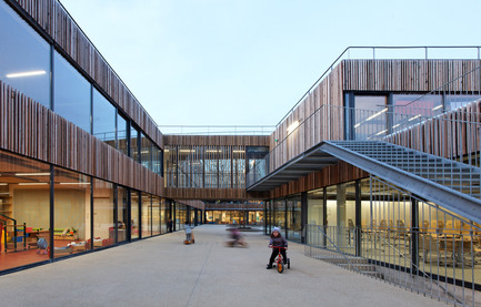 Press kit | 1008-01 - Press release | School complex Lucie Aubrac - Dietmar Feichtinger Architectes - Institutional Architecture - Photo credit: David Boureau