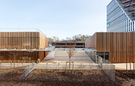 Press kit | 1008-01 - Press release | School complex Lucie Aubrac - Dietmar Feichtinger Architectes - Institutional Architecture - Photo credit: David Boureau