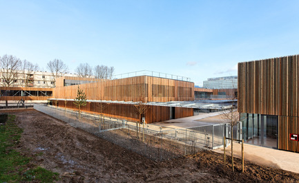 Press kit | 1008-01 - Press release | School complex Lucie Aubrac - Dietmar Feichtinger Architectes - Institutional Architecture - Photo credit: David Boureau