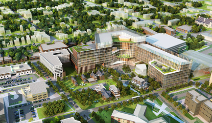 Press kit | 991-01 - Press release | HOK selected to design new World-Class Medical School on the University at Buffalo’s Downtown Campus - HOK NY - Competition - Photo credit: HOK 