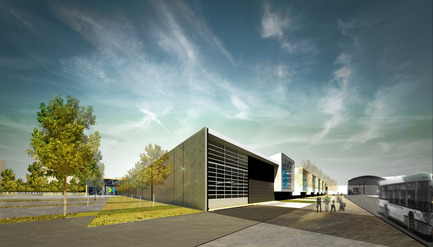 Press kit | 865-03 - Press release | Stinson Transport Center, Montréal Transit Society (STM) - Lemay - Institutional Architecture - Photo credit: Lemay