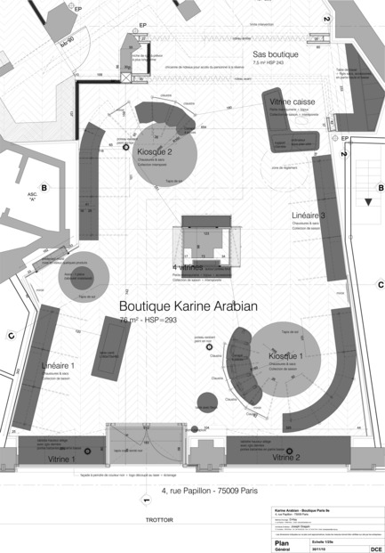 Concept store / Karine Arabian Press kit | 897-01 - Press release | Concept store / Karine Arabian - Joseph Grappin - Commercial Interior Design - Photo credit: Joseph Grappin