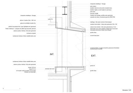 Press kit | 994-01 - Press release | Kindergarten, Dalle des Olympiades, Paris 13th arrondissement - Eva Samuel architecte urbaniste et associés - Institutional Architecture - The photographs are not royalty free, please contact Eva Samuel Architecte Urbaniste & Associes for access. secretariat@evasamuel.fr   Tel. : 33 (0) 1 40 19 03 11