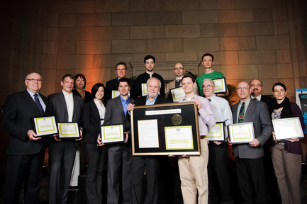 Press kit | 943-01 - Press release | Un premier édifice certifié LEED pour le Vieux-Montréal - Gestion Georges Coulombe - Architecture industrielle - Photo credit: Sylvie Trépanier