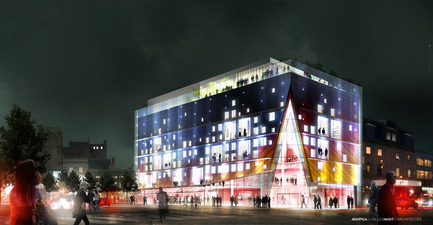 Press kit | 675-05 - Press release | The 2-22, Quartier des spectacles, Montréal - Aedifica - Institutional Architecture