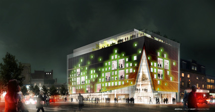 Press kit | 675-05 - Press release | The 2-22, Quartier des spectacles, Montréal - Aedifica - Institutional Architecture