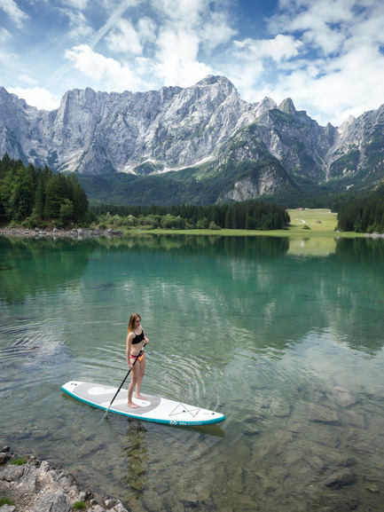 Press kit | 1857-01 - Press release | SipaBoards Bring Fresh Air To Paddleboarding - SipaBoards - Product -  Laghi di Fusine, Italy  - Photo credit:   Uros Podlogar  