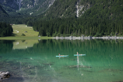 Press kit | 1857-01 - Press release | SipaBoards Bring Fresh Air To Paddleboarding - SipaBoards - Product - Paddle boarding in the Alps - Photo credit:  Uros Podlogar 