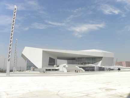 Press kit | 896-01 - Press release | The Shanxi Grand Theater, in Taiyuan (China) - Arte Charpentier Architectes - Institutional Architecture - Photo credit: 3D - Pierre Chambron/ chef du projet