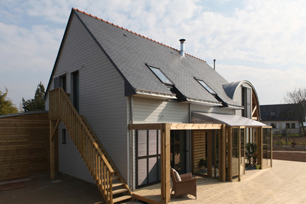 Press kit | 949-01 - Press release | An organic, bioclimatic house in Brittany - Patrice Bideau - Residential Architecture - Photo credit: Armel ISTIN