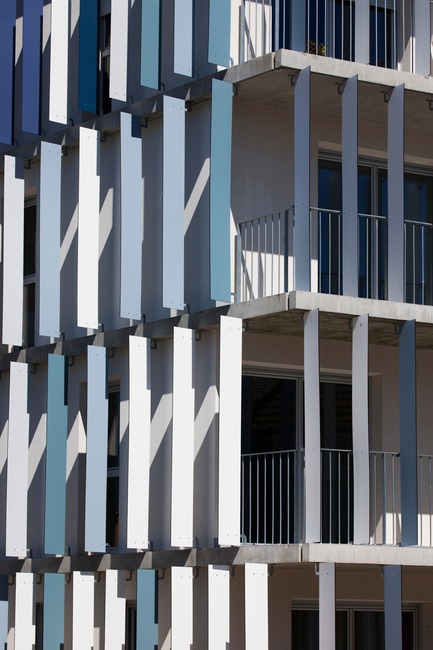 Press kit | 891-01 - Press release | 39 social apartments - Ateliers O-S architectes - Real Estate - Photo credit: Luc Boegly photographe