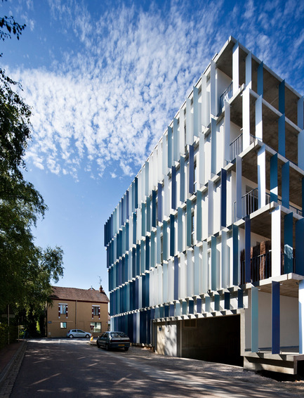 Press kit | 891-01 - Press release | 39 social apartments - Ateliers O-S architectes - Real Estate - Photo credit: Luc Boegly photographe