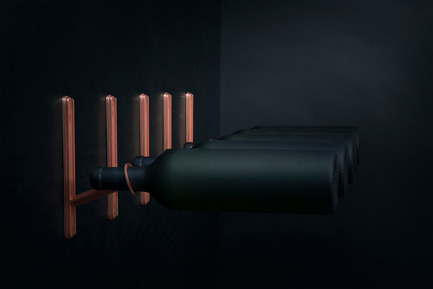 Press kit | 1097-04 - Press release | Launching Larose Guyon, object design studio - Larose Guyon - Product - WINE RACK, Adèle Vertical - Photo credit: Larose Guyon