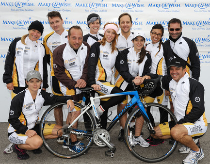 Press kit | 1152-04 - Press release | LumiGroup ranks No. 370 on the 2015 PROFIT 500 - LumiGroup - Competition - LumiGroup at the 48h bike ride for Make a Wish Canada - Photo credit: LumiGroup