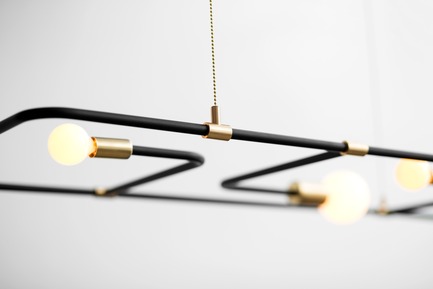 Press kit | 1619-01 - Press release | Official launch of the Beaubien by Lambert & Fils at ICFF 2015 in New York - Lambert & Fils - Product - Close shot of the Beaubien in suspension - Photo credit: Adrien Williams