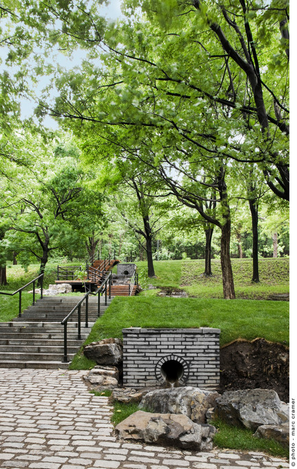 Press kit | 602-04 - Press release | Peel Entrance – Mount Royal Park - Lemay+CHA (Lemay) - Landscape Architecture - Photo credit: Marc Cramer