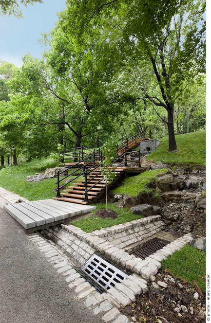 Press kit | 602-04 - Press release | Peel Entrance – Mount Royal Park - Lemay+CHA (Lemay) - Landscape Architecture - Photo credit: Marc Cramer