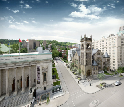 Press kit | 696-05 - Press release | The Montreal Museum of Fine Arts unveils the architecture of its new pavilion ofQuebec and Canadian Art and of its new concert hall - Montreal Museum of Fine Arts (MMFA) - Institutional Architecture - Photo credit: MBAM