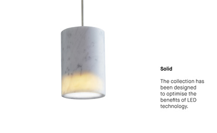 Press kit | 1191-01 - Press release | An Industry first: Terence Woodgate’s lighting collection ‘Solid’ packaged with Bluetooth-controlled LED light bulb. - Terence Woodgate - Lighting Design - Photo credit: Terence Woodgate