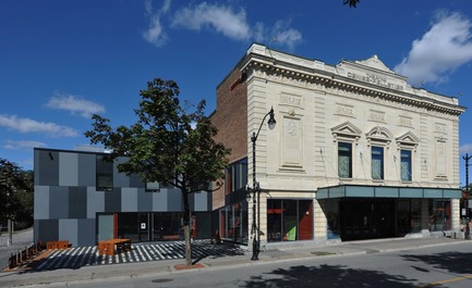 Press kit | 558-04 - Press release | Theatre Denise Pelletier - Saia Barbarese Topouzanov Architectes - Competition - Photo credit: Vladimir Topouzanov