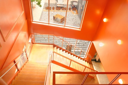 Press kit | 558-04 - Press release | Theatre Denise Pelletier - Saia Barbarese Topouzanov Architectes - Competition - Photo credit: Frederic Saia