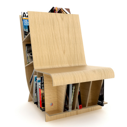 Press kit | 890-01 - Press release | The Bookseat - Fishtnk Design Factory - Product - Photo credit: Fishtnk Inc. 